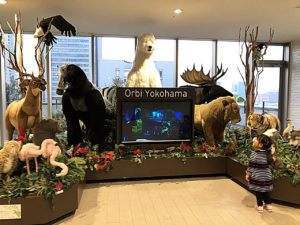 オービィ横浜エントランスの人形