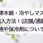 会津木綿・冷やしマスク