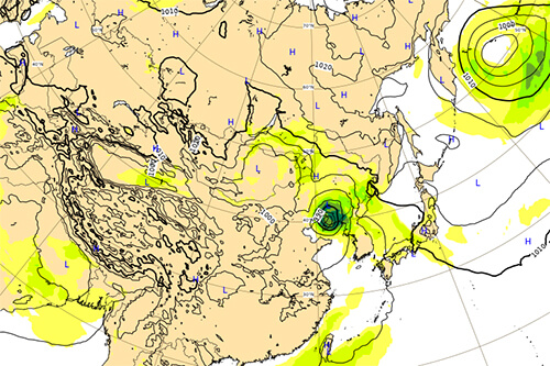 台風8号のヨーロッパ現在地8/23時点8/27予想