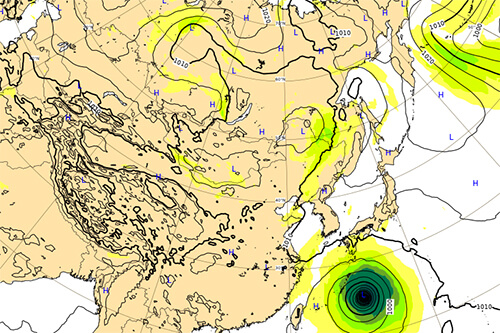 台風10号米軍ヨーロッパ進路予想 九州上陸と日本最接近はいつ