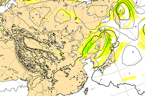 台風10号の現在地(ヨーロッパ)9/5時点9/9予想