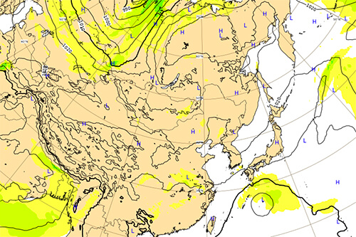 台風12号の進路(ヨーロッパ)9/20時点9/22予想