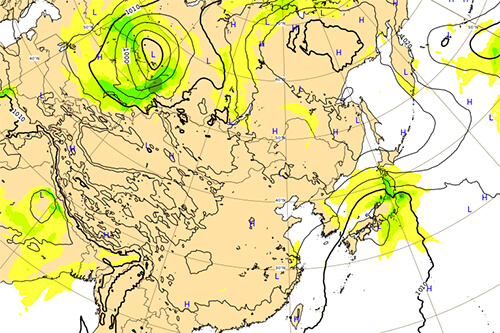 台風12号の進路(ヨーロッパ)9/20時点9/24予想