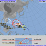 台風20号2020の進路予想!米軍・気象庁の進路図の比較と日本列島への接近・上陸についても!