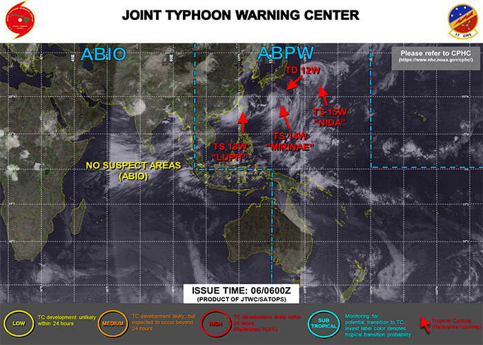 台風10号2021今後の進路予想は上陸？米軍と気象庁windyの進路図で確認！
