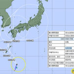 台風4号2022進路予想は沖縄接近?米軍・気象庁の予報と九州への影響についても