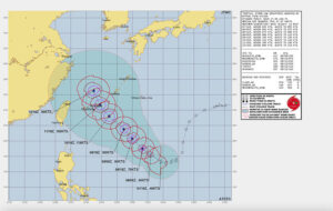台風12号2022進路予想！米軍・気象庁の進路図比較と沖縄への上陸予想も！