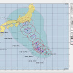 台風7号2023米軍と気象庁windyの進路予想!関東へ最接近/上陸するのはいつ?