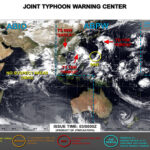 台風13号2023の進路予想!米軍と気象庁windyでは関東最接近はいつ?