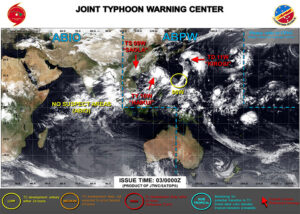 台風13号2023の進路予想！米軍と気象庁windyでは関東最接近はいつ？